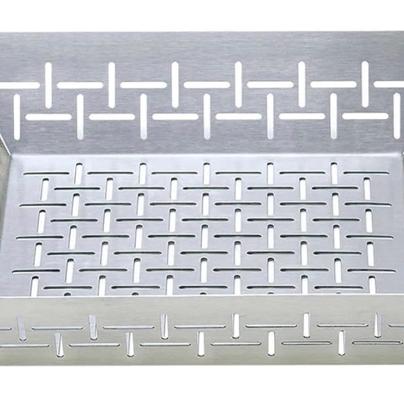 Lagostina 2-Piece Stainless Steel BBQ Basket Set, Heavy Duty Stainless Steel - Picture 3 of 8